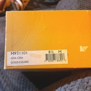 Michael Kors, Women Shoes, Gold Lizard, Cha Cha, Size 8.5 M